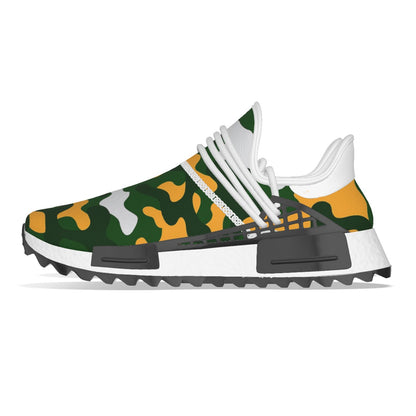 Green Bay Football Game Day All-Over Print Men's Mesh Sneakers