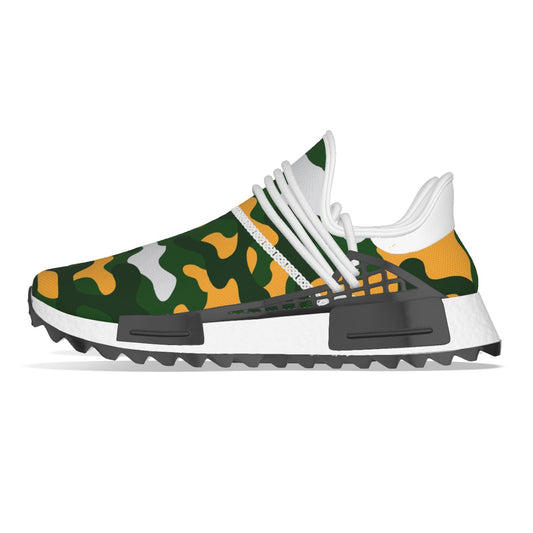 Green Bay Football Game Day All-Over Print Men's Mesh Sneakers