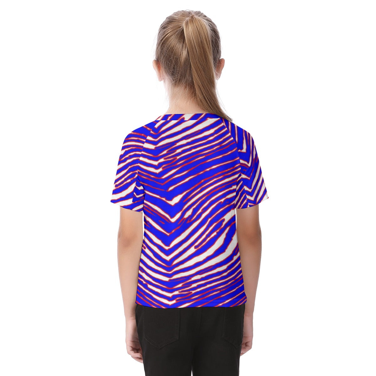 Buffalo Bills Zubaz Kid's Raglan Sleeve T-shirt