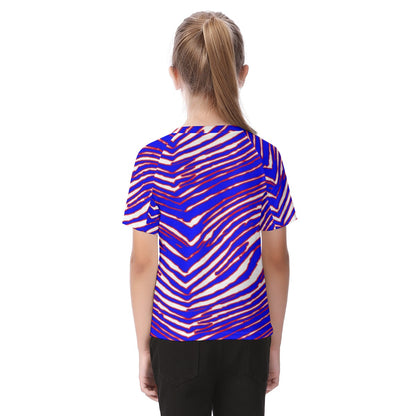 Buffalo Bills Zubaz Kid's Raglan Sleeve T-shirt