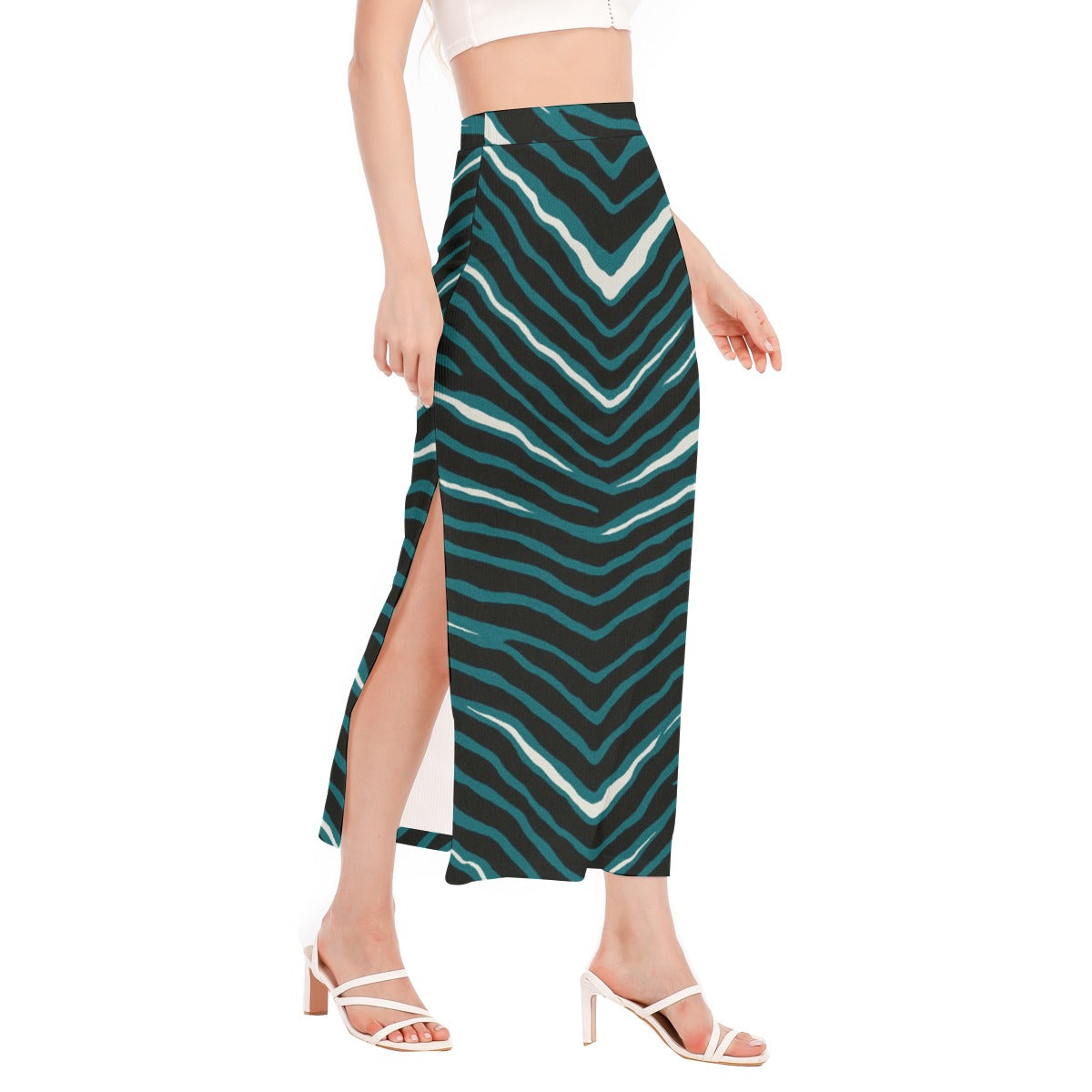 Philadelphia Football Game Day All-Over Print Women's Side Slit Skirt