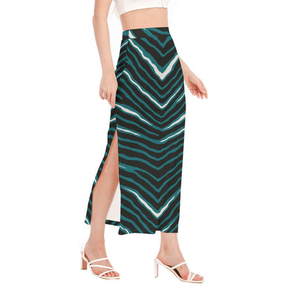 Philadelphia Football Game Day All-Over Print Women's Side Slit Skirt