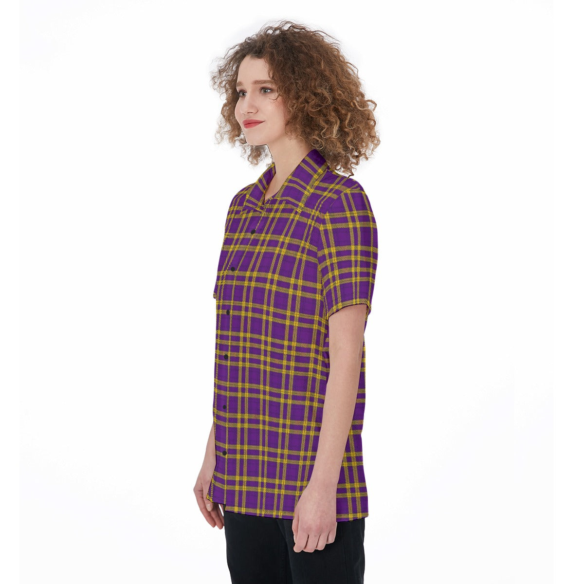 Louisiana Tartan Laid Tigers Lsu Women's Shirt