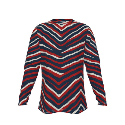 New England Football Game Day All-Over Print Men's Long Sleeve T-Shirt