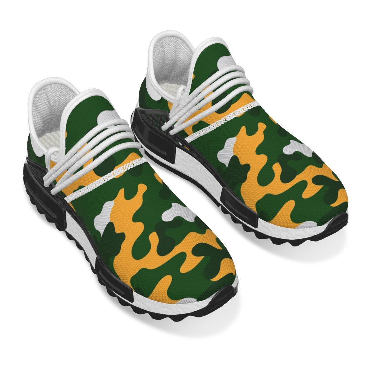 Green Bay Football Game Day All-Over Print Men's Mesh Sneakers