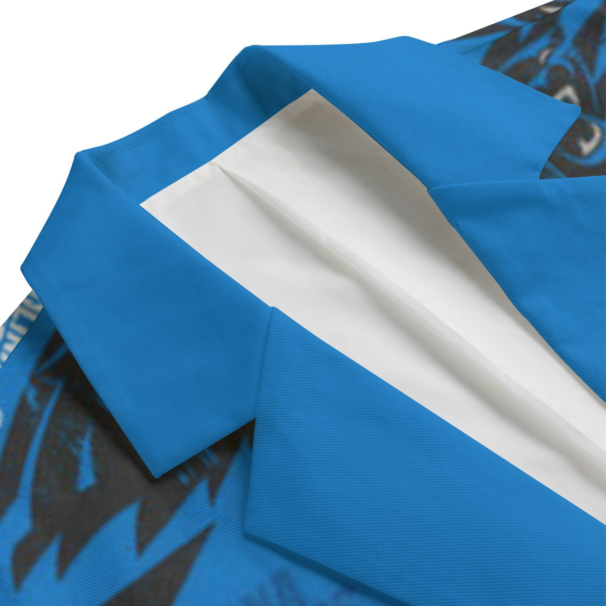 Carolina Panthers suit Flat Lapel Collar Blazer