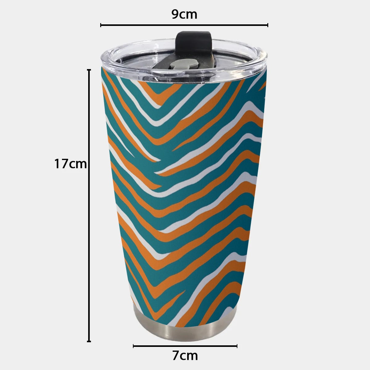 Miami Football Game Day Tumbler 20oz