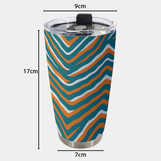 Miami Football Game Day Tumbler 20oz