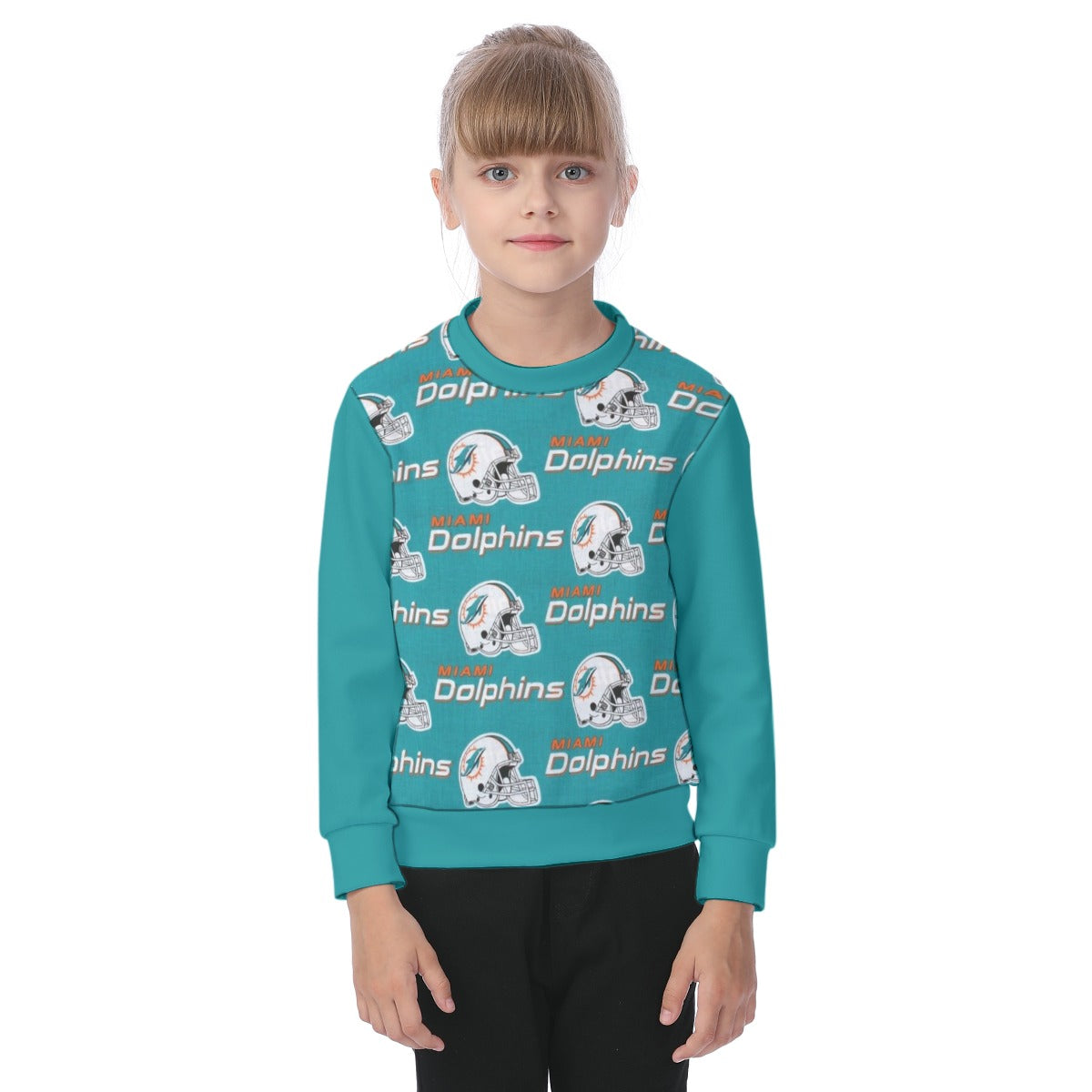 Miami Football Game Day All-Over Print Kid's Sweatshirt