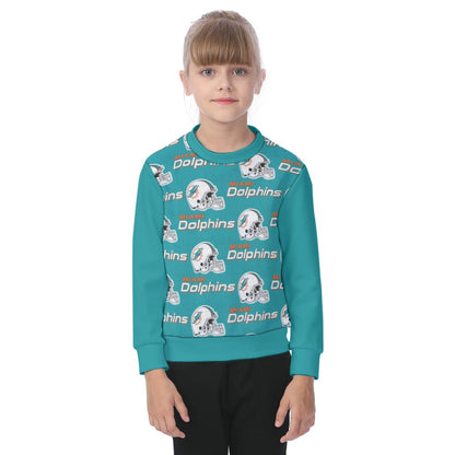 Miami Football Game Day All-Over Print Kid's Sweatshirt