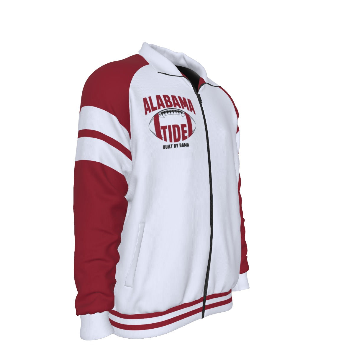 Alabama Tide Crimson fans Unisex Stand Collar Jacket