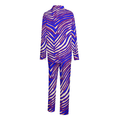 Buffalo Bills Zubaz Unisex Imitation Silk Shirt Suit