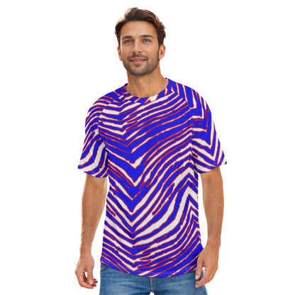 Buffalo Bills Zubaz Men's O-neck Short Sleeve T-shirt