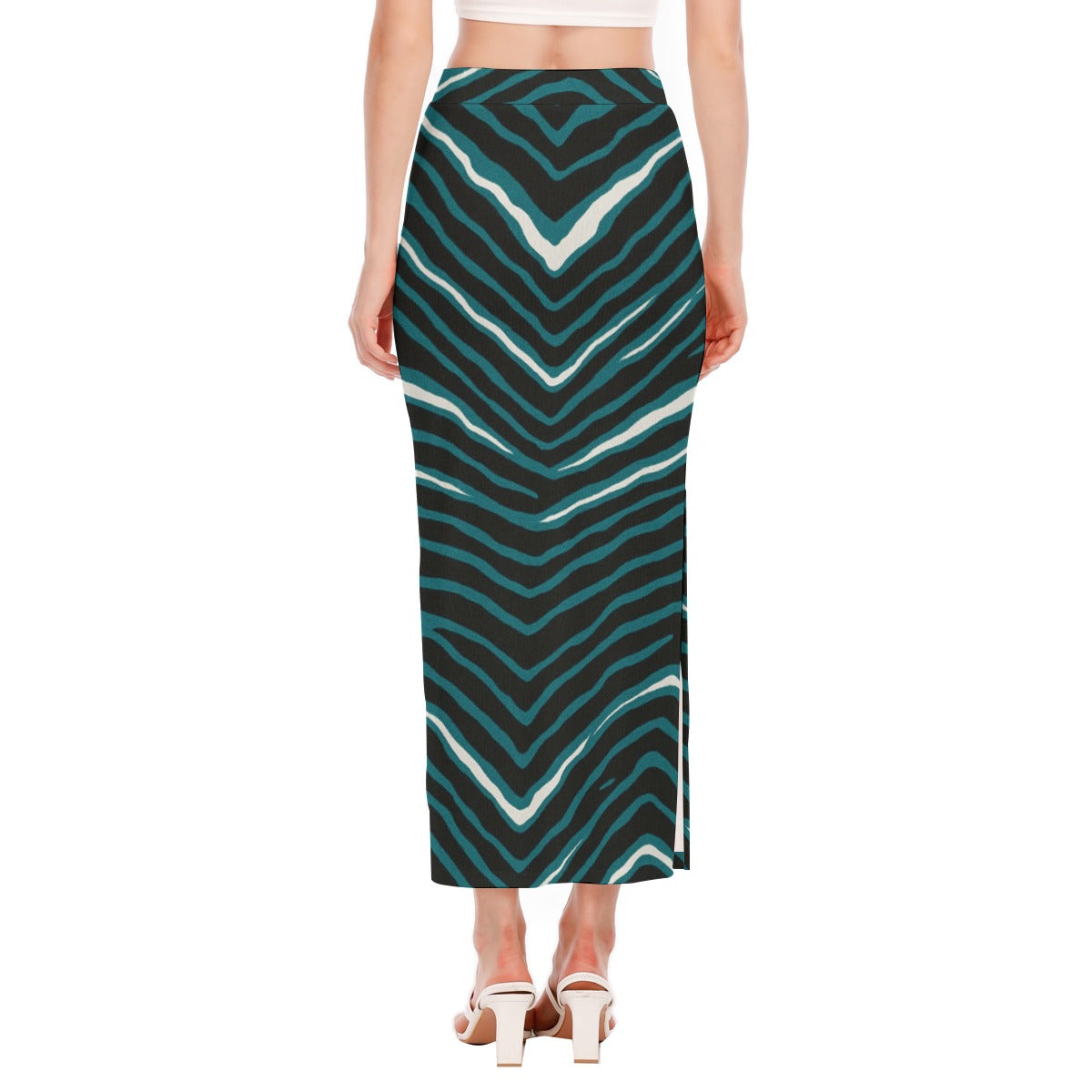 Philadelphia Football Game Day All-Over Print Women's Side Slit Skirt