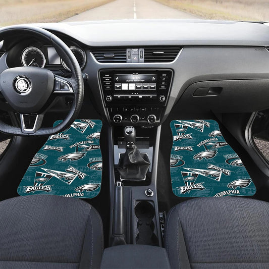 Philadelphia Football Game Day Front row car mats (2pcs)