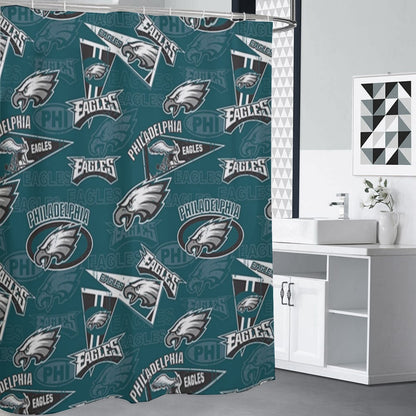 Philadelphia Football Game Day Shower Curtains 150（gsm）