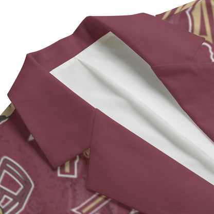 Florida - Seminoles Game Day Flat Lapel Collar Blazer