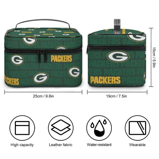 Green Bay Football Game Day Large Capacity Toiletry Organizer Bag