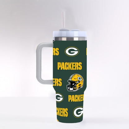 Green Bay Football Game Day 40 oz Tumbler With Handle