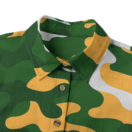 Green Bay Football Game Day All-Over Print Women's Shirt | 125GSM Cotton