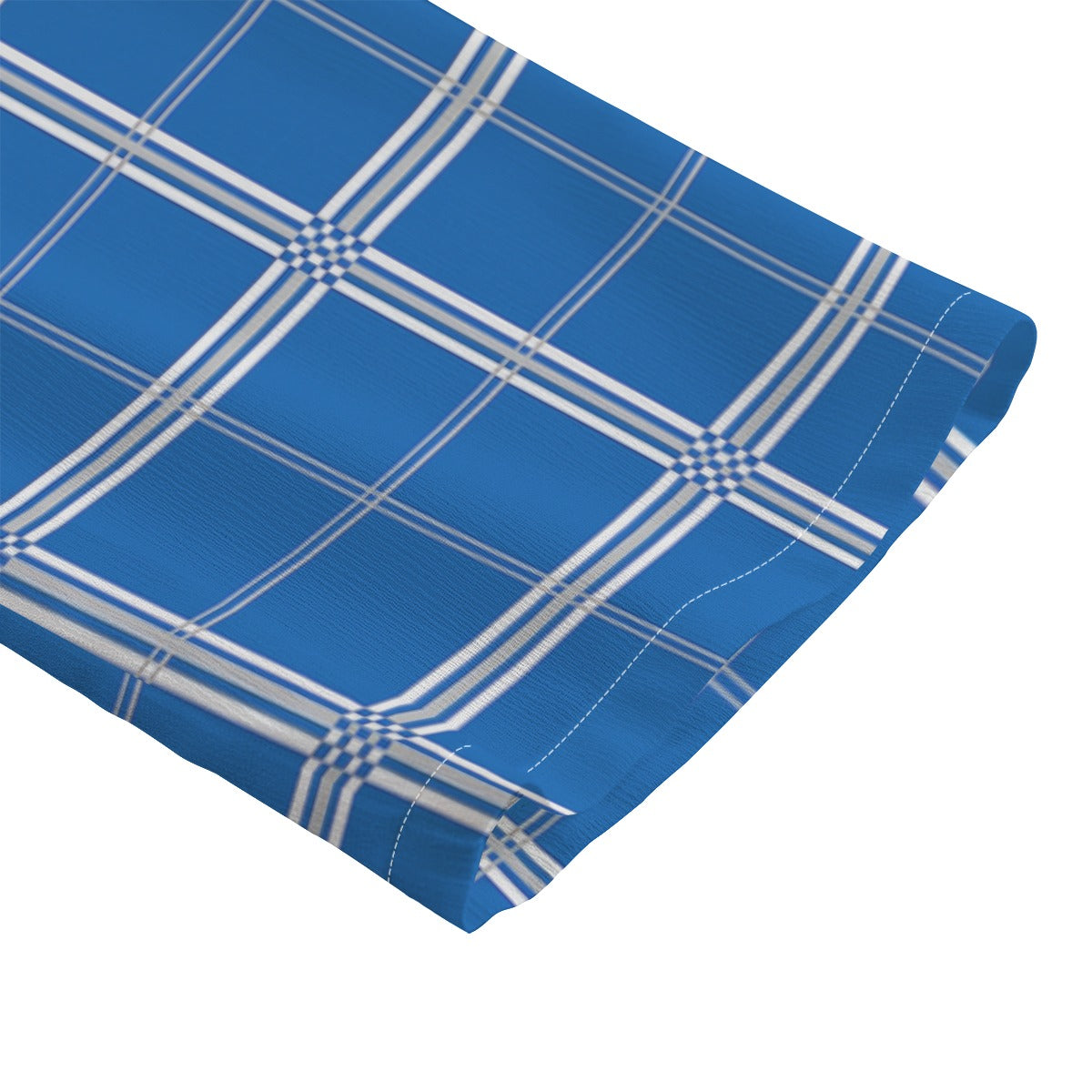 Kentucky Tartan Plaid Wildcats Women's Chiffon Shirt With Elbow Sleeve