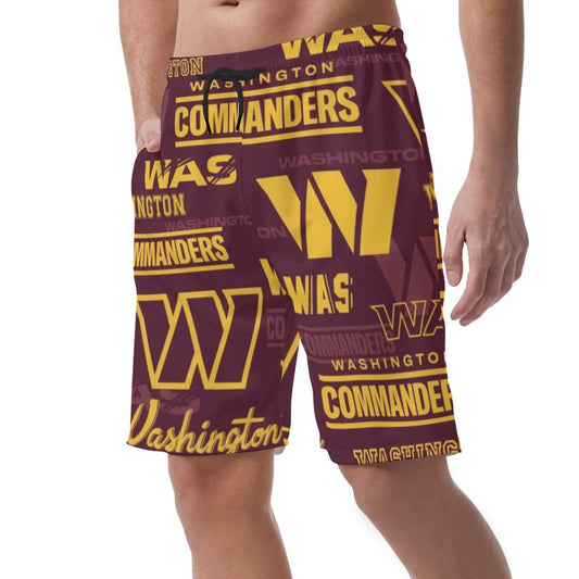 Washington Commanders Men's Casual Short Pants
