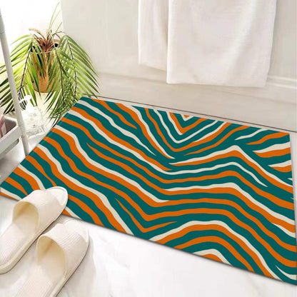 Miami Football Game Day Door Mat