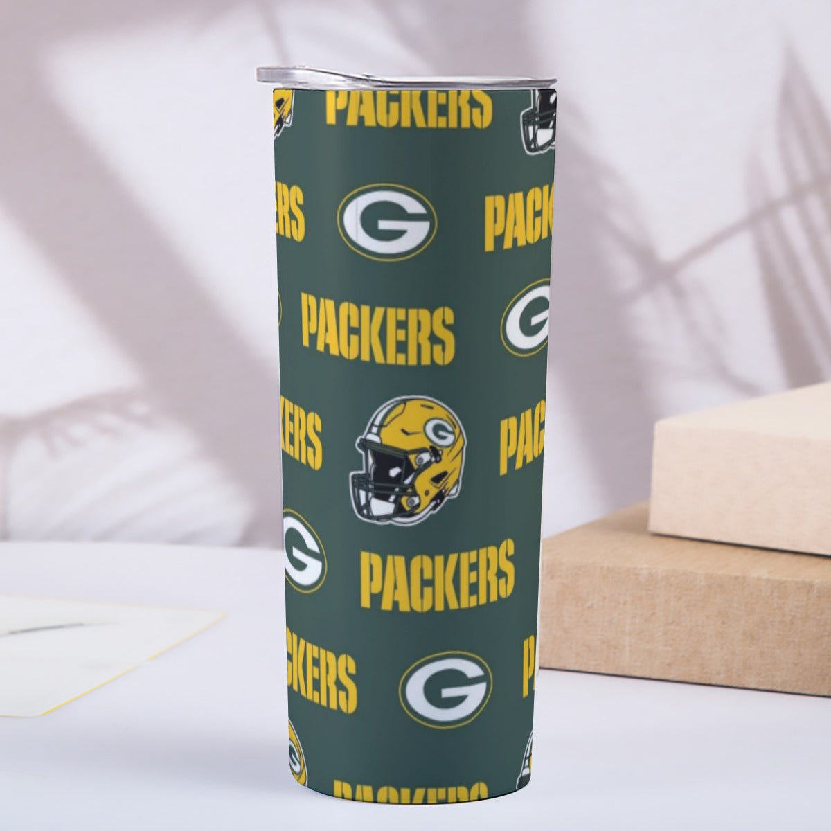 Green Bay Football Game Day Custom 20OZ Straight Cup With Sliding Lid For The USA