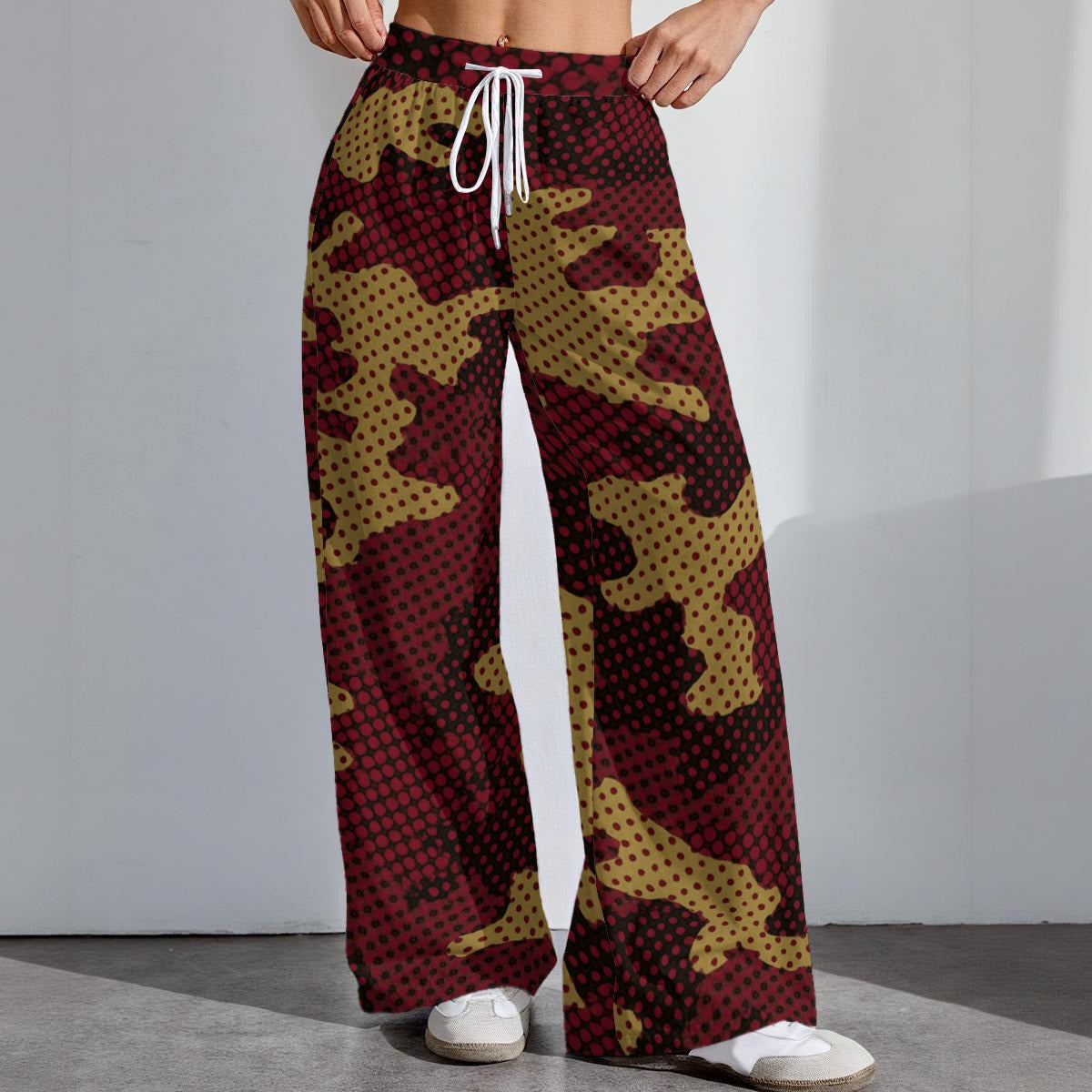 Florida State - Seminoles camo Women's High-Stretch Casual Pants|290GSM