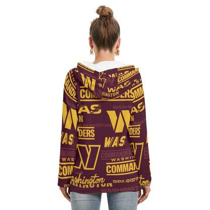Washington Commanders Women's Hoodie With Double Hood