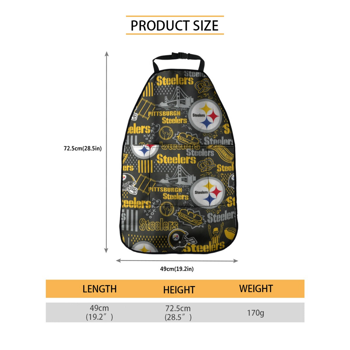 Car Seat Back Storage Bag