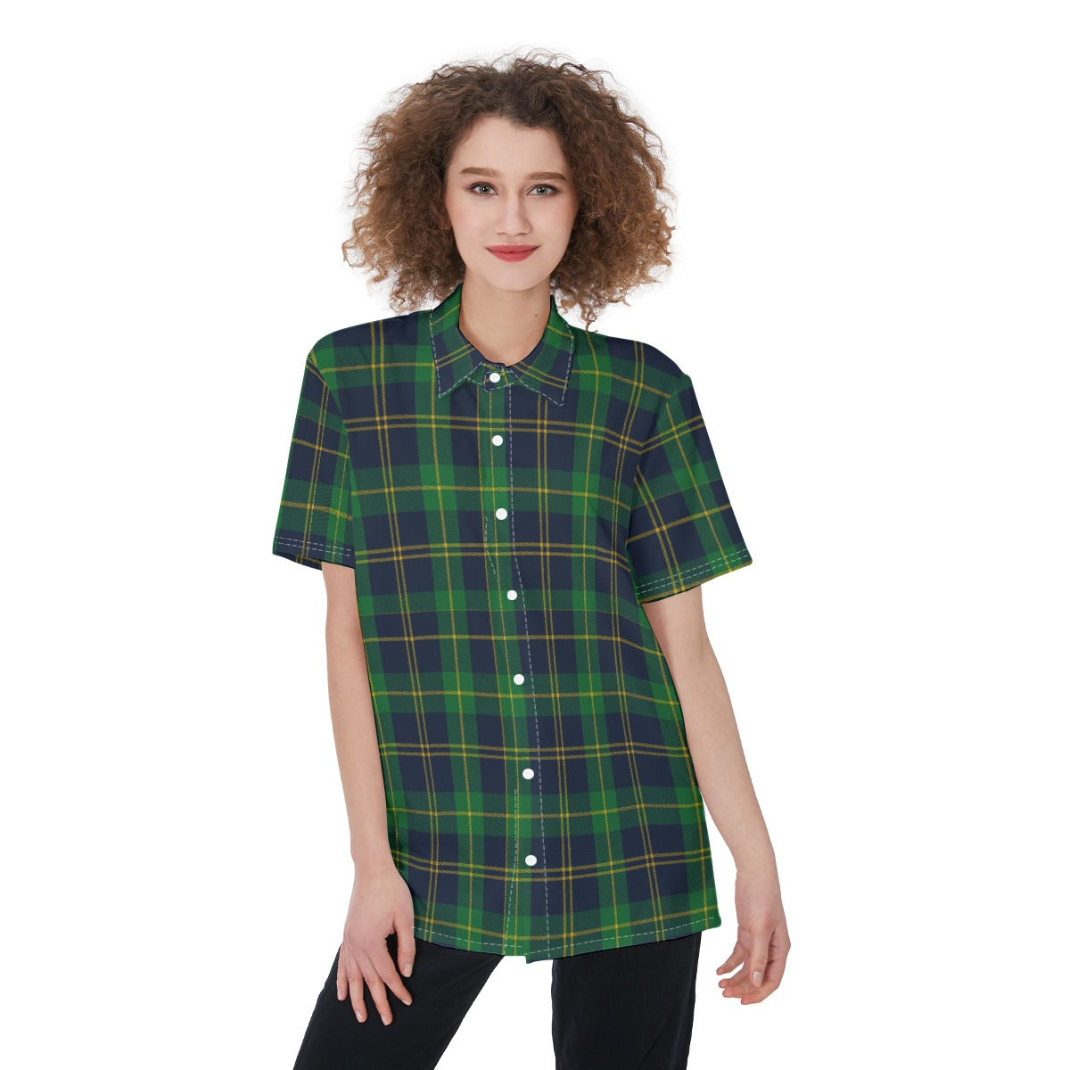 Notre Dame Tartan Plaid Fighting Irish Women's Shirt