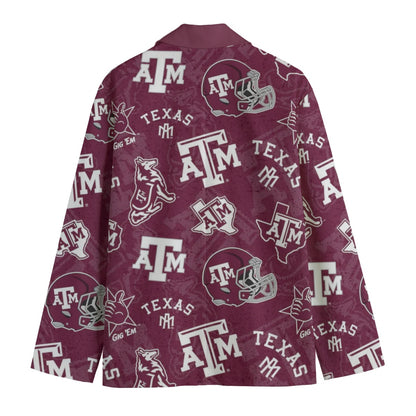 Texas A&M - Aggies Suit  Collar Blazer