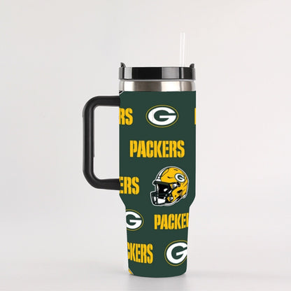Green Bay Football Game Day 40 oz Tumbler With Handle