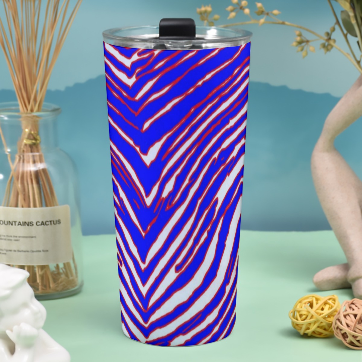 Buffalo Bills Zubaz Tumbler 30oz