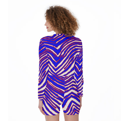 Buffalo Bills Zubaz One-Piece Women's Pajamas