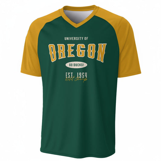 Oregon - Ducks V-Neck Short Sleeve T-Shirt