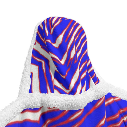 Buffalo Bills Zubaz Unisex Wearable Hooded Blanket
