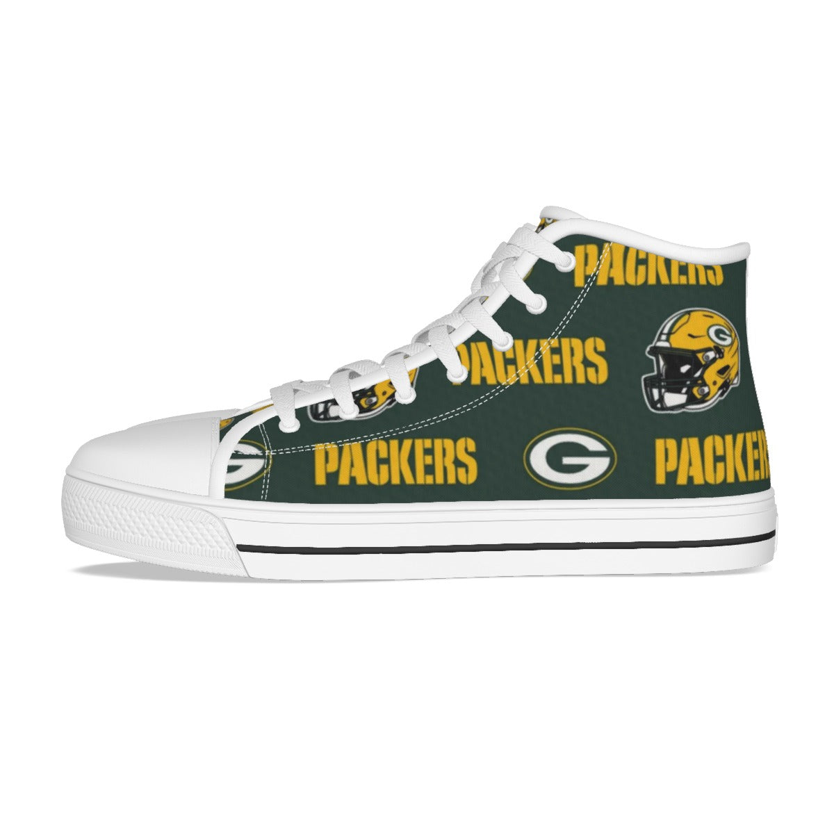 Green Bay Football Game Day Men's Canvas Shoes