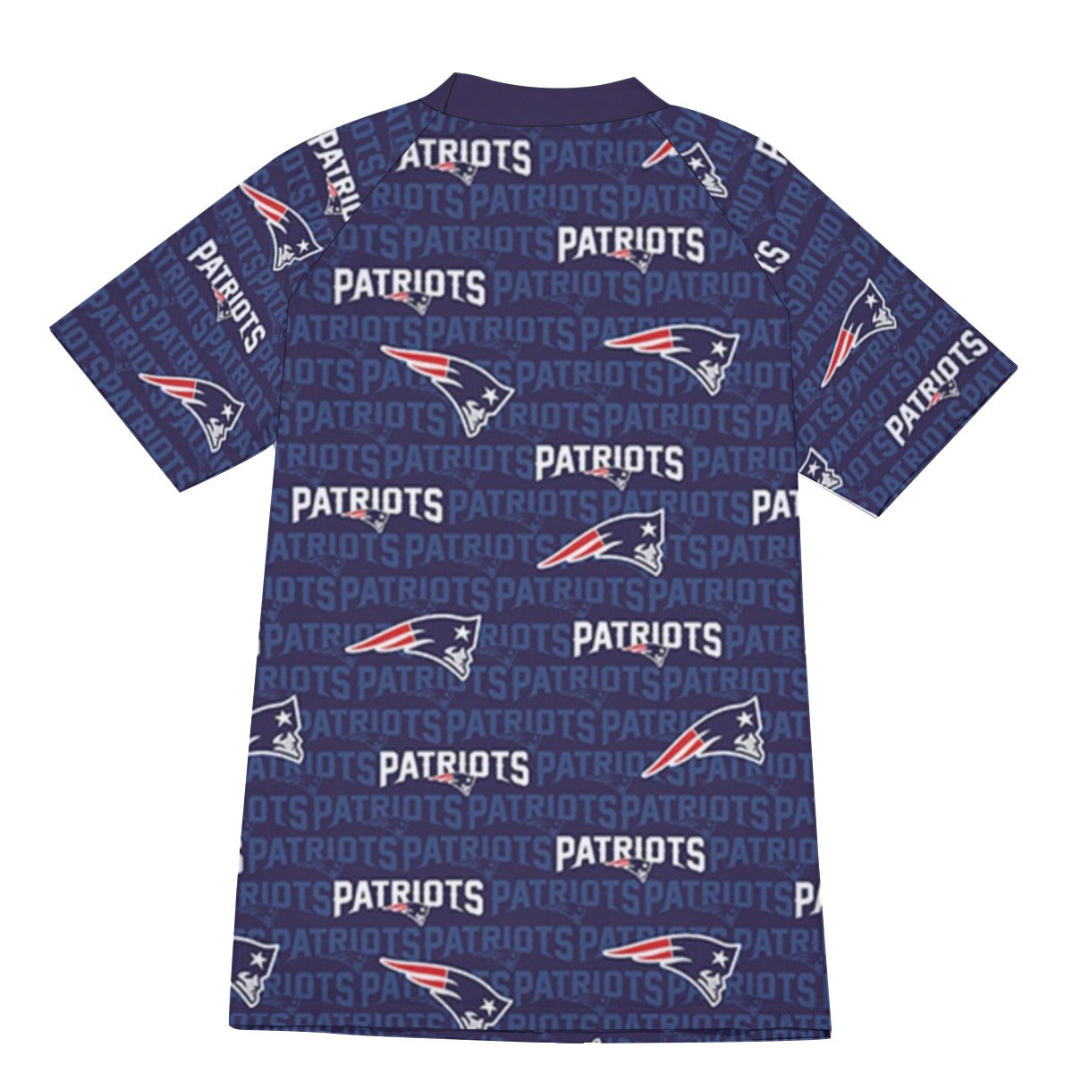 New England Football Game Day All-Over Print Men's Tight Surf Clothing With Half Sleeves