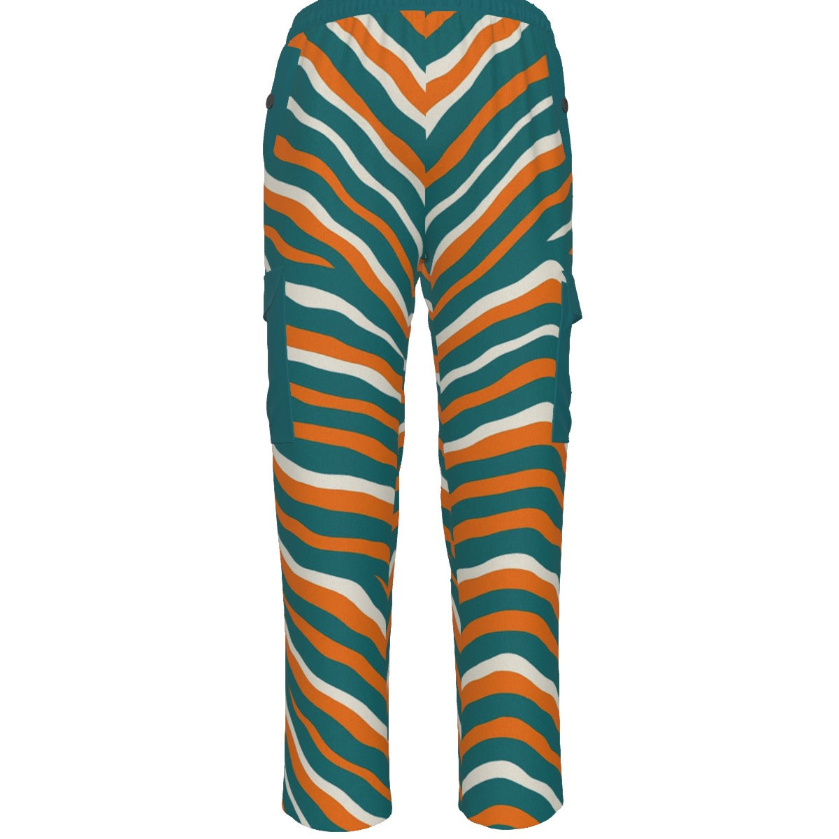 Miami Football Game Day All-Over Print Men's Pocket Cargo Pants