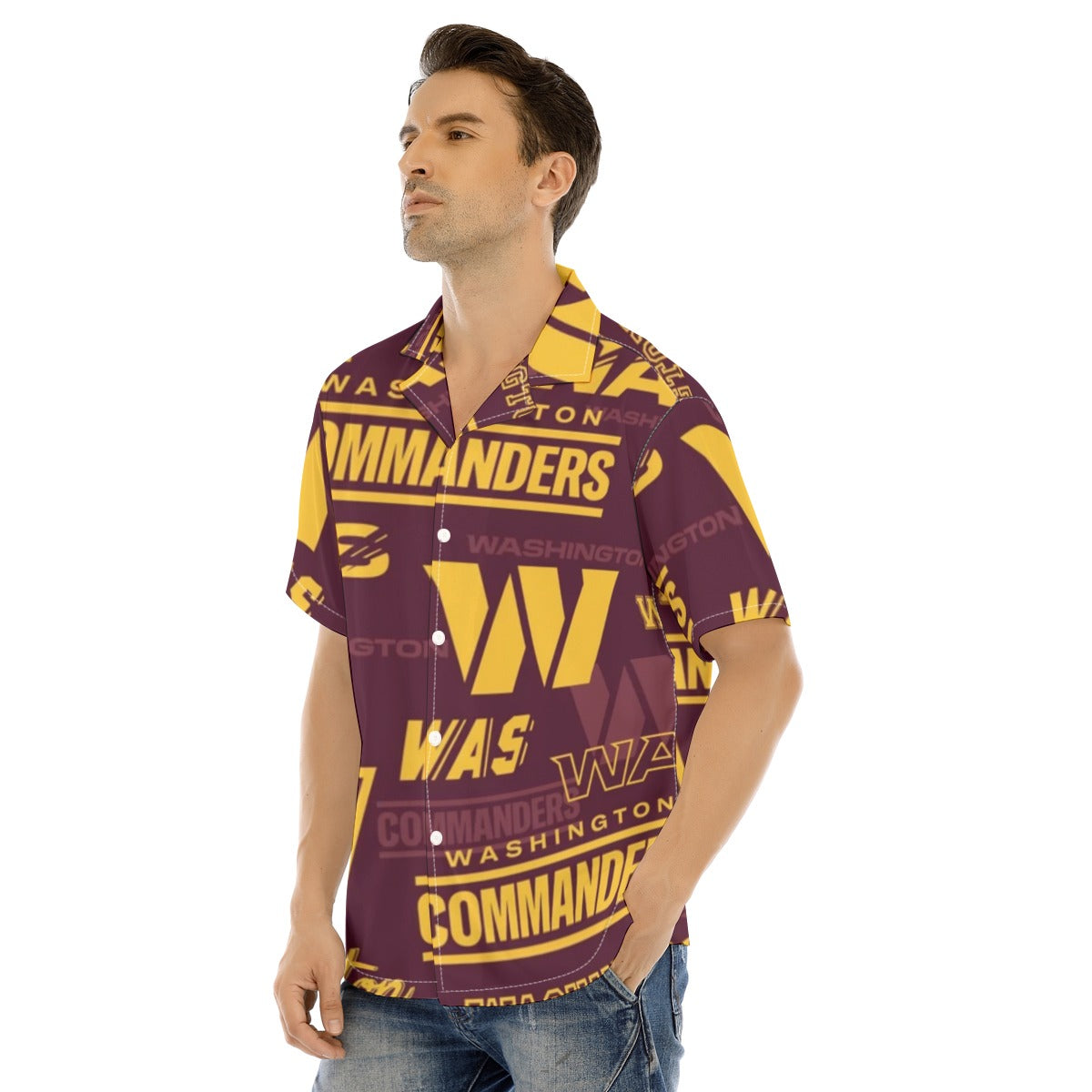 Washington Commanders Man's Short Sleeves Shirt