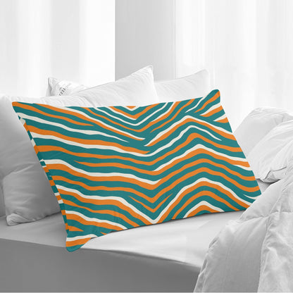 Miami Football Game Day Double Side Printing Pillow Cover（1PC）
