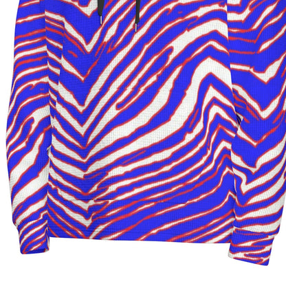 Buffalo Bills Zubaz Men's Half  Button Hoodie