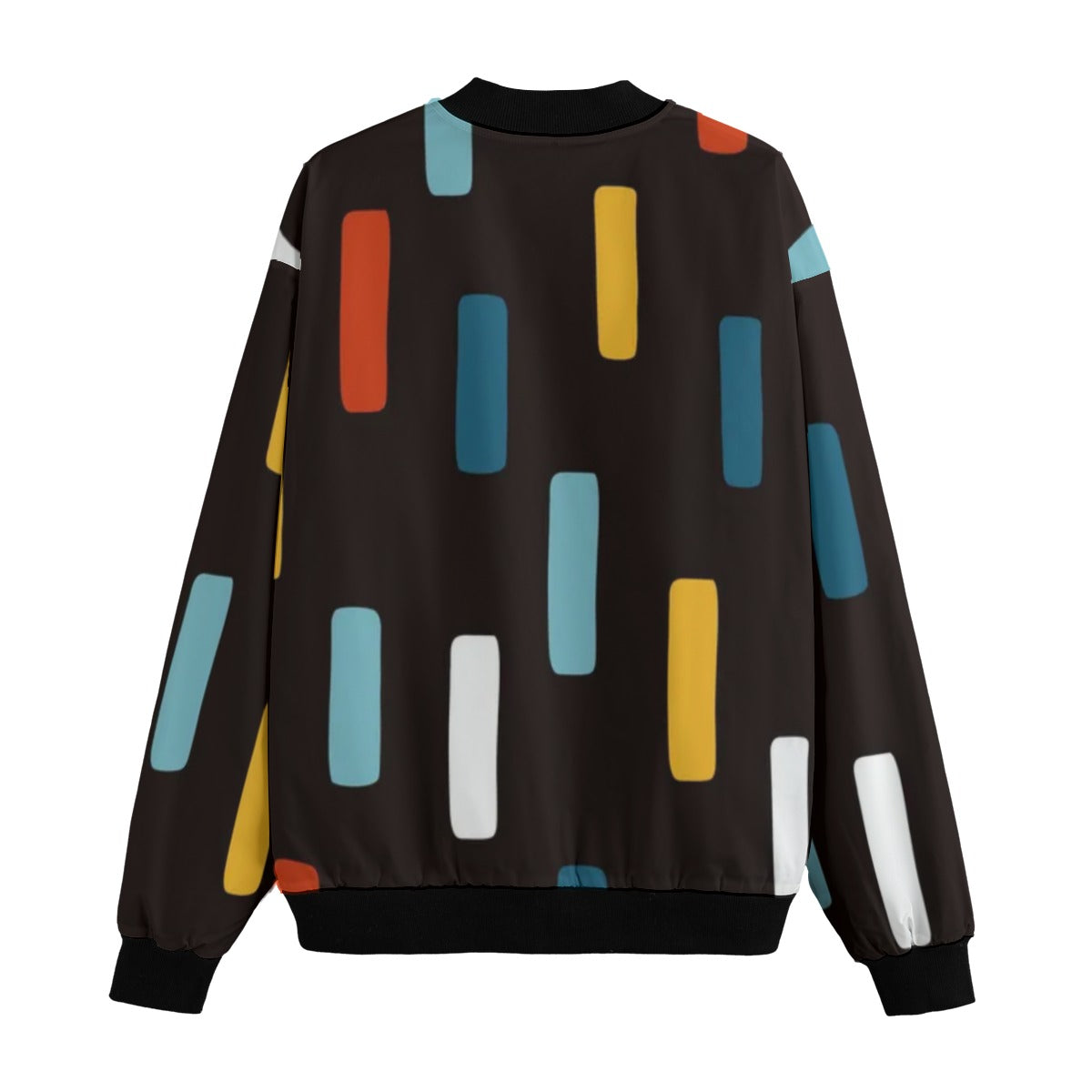 Urban Legend 90s Street Icons Seamless Scandinavian Pattern Fleece Bomber Jacket