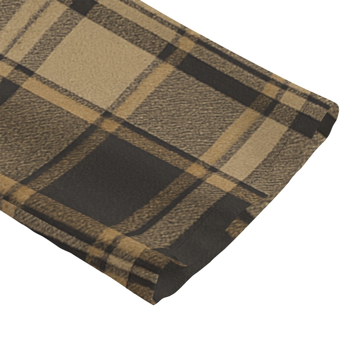 Colorado Tartan Plaid Women's Chiffon Shirt With Elbow Sleeve