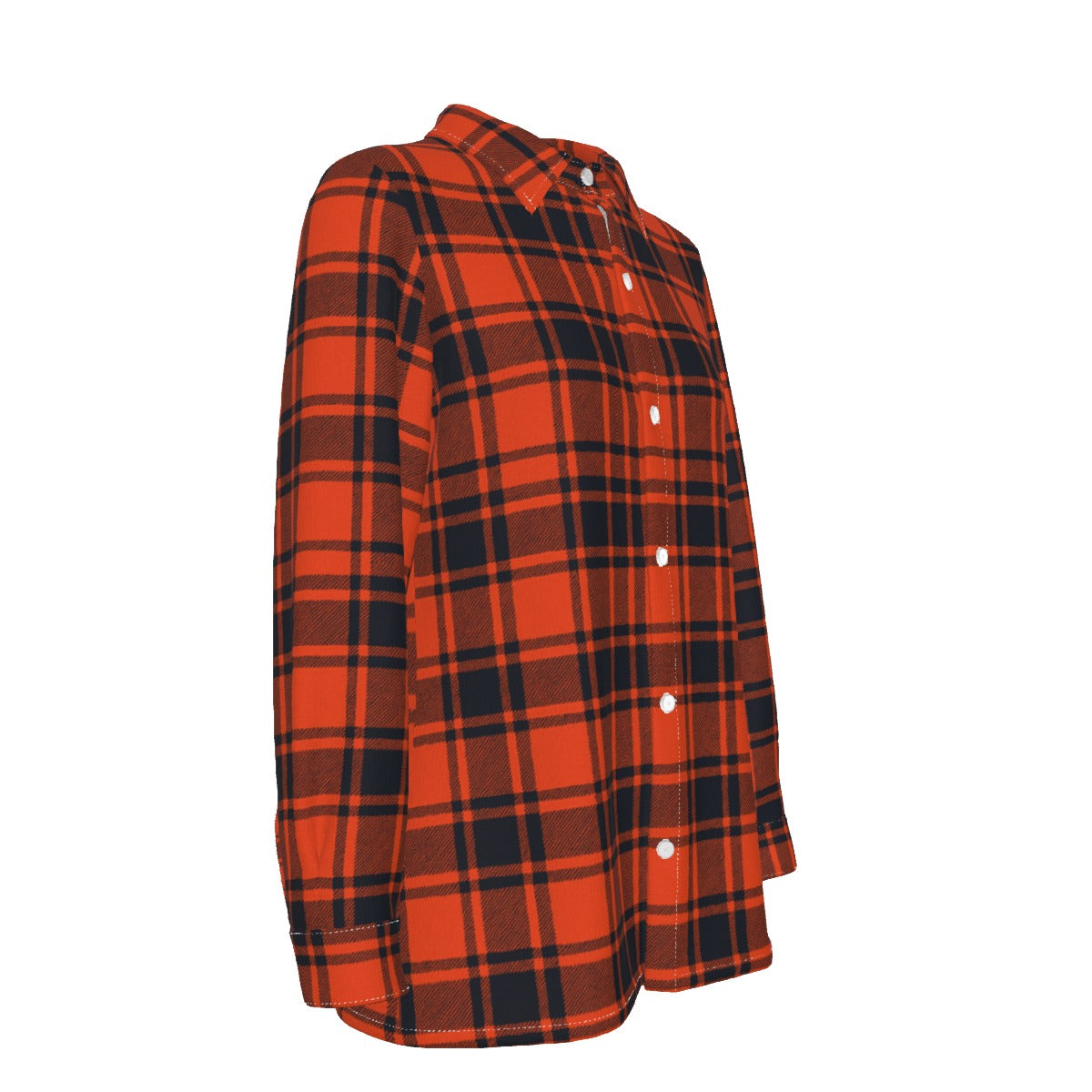 Illinois Urbana - Fighting Illini Tartan Plaid Women's Elastic-Back Shirt