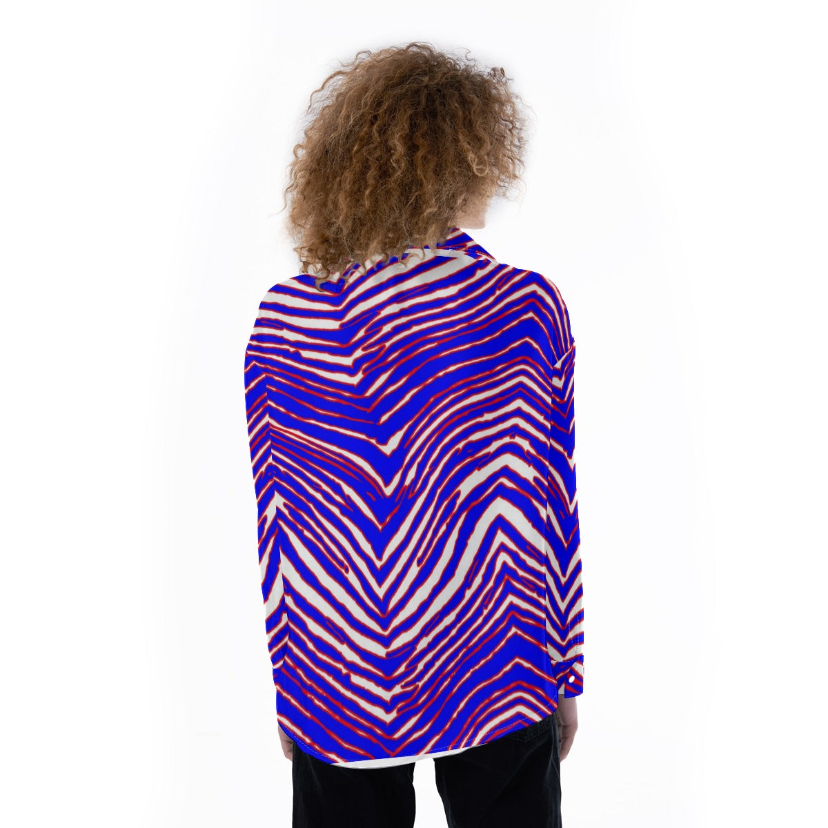 Buffalo Bills Zubaz Women's Satin Shirt