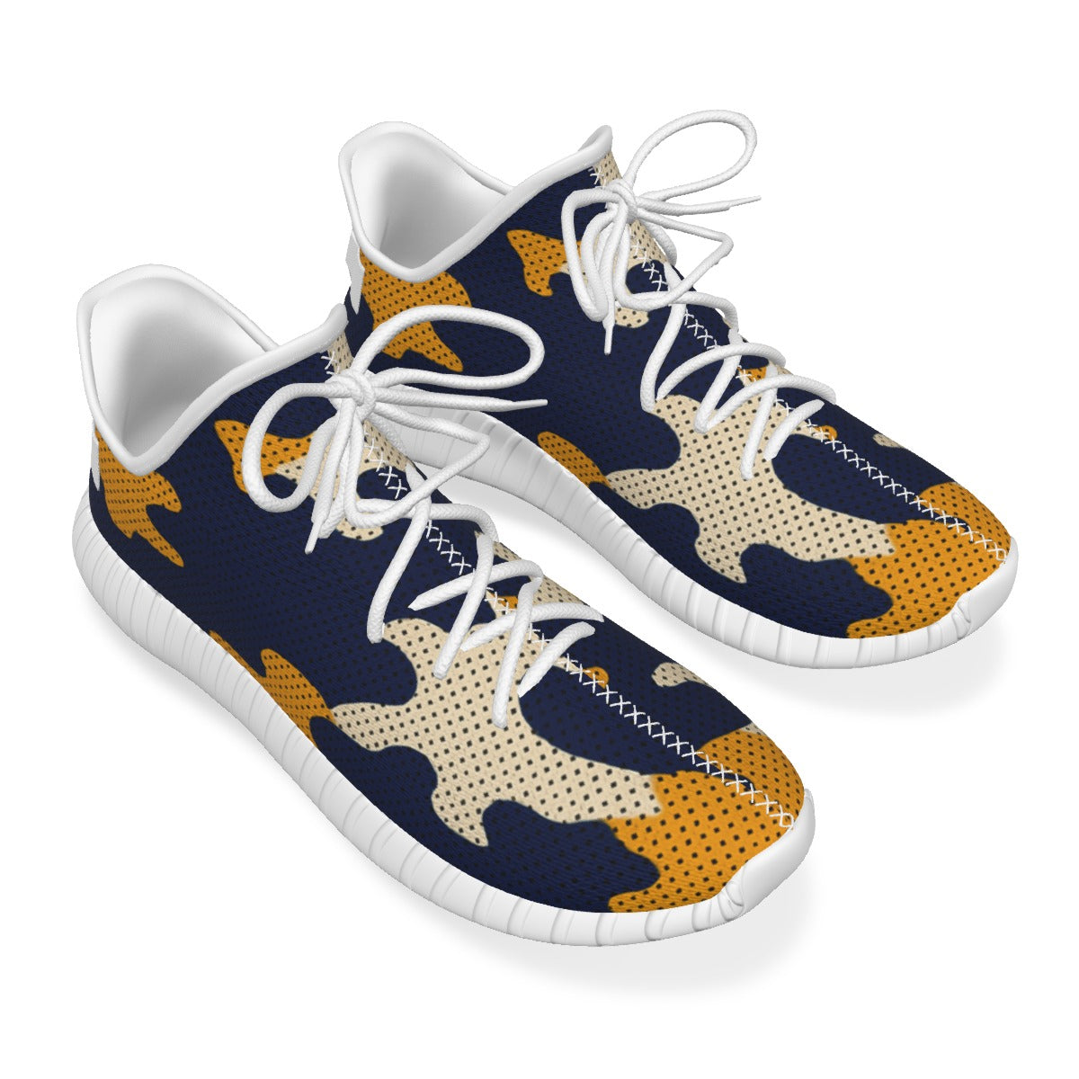 Urban Legend California UC Berkeley Golden Bears Navy Gold White Camo Coconut Sneakers