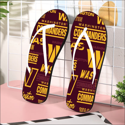 Washington Commanders Men's Flip Flops